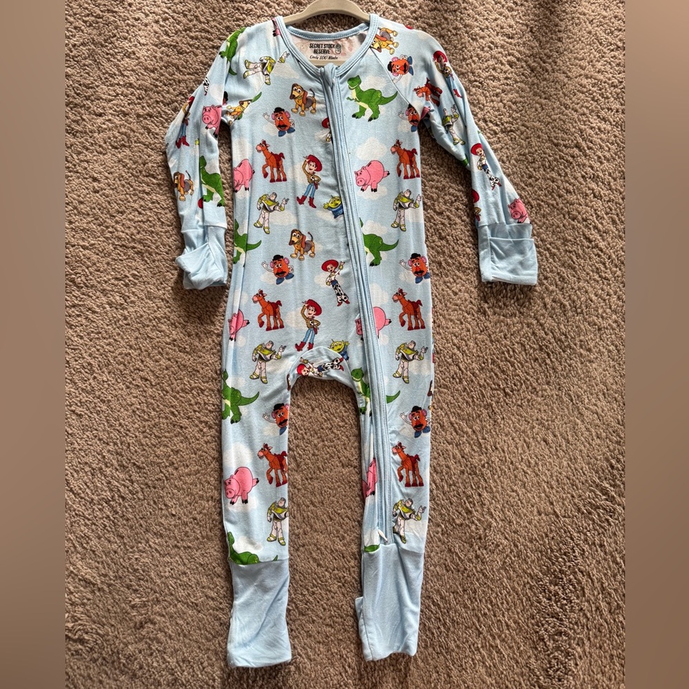 Bamboo zippy with Toy Story Characters